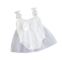 Online Wholesale Baby Dresses Summer Korea Flower Girl Romper Dress For Kid Wear From China Supplier