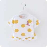 latest summer new born baby shirt tops quality toddler girl shirt