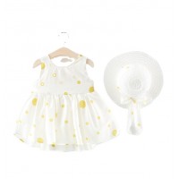 China korean style girls dress fashion baby girl party dress children frocks sleeveless summer puffy dress girls