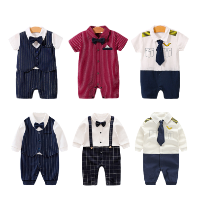 2020 Children clothing baby romper Spring and Summer Cross border baby one month gentleman clothing baby clothes for wholesale