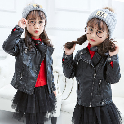 2019 spring and autumn Korean version of the new locomotive boys and girls leather jacket